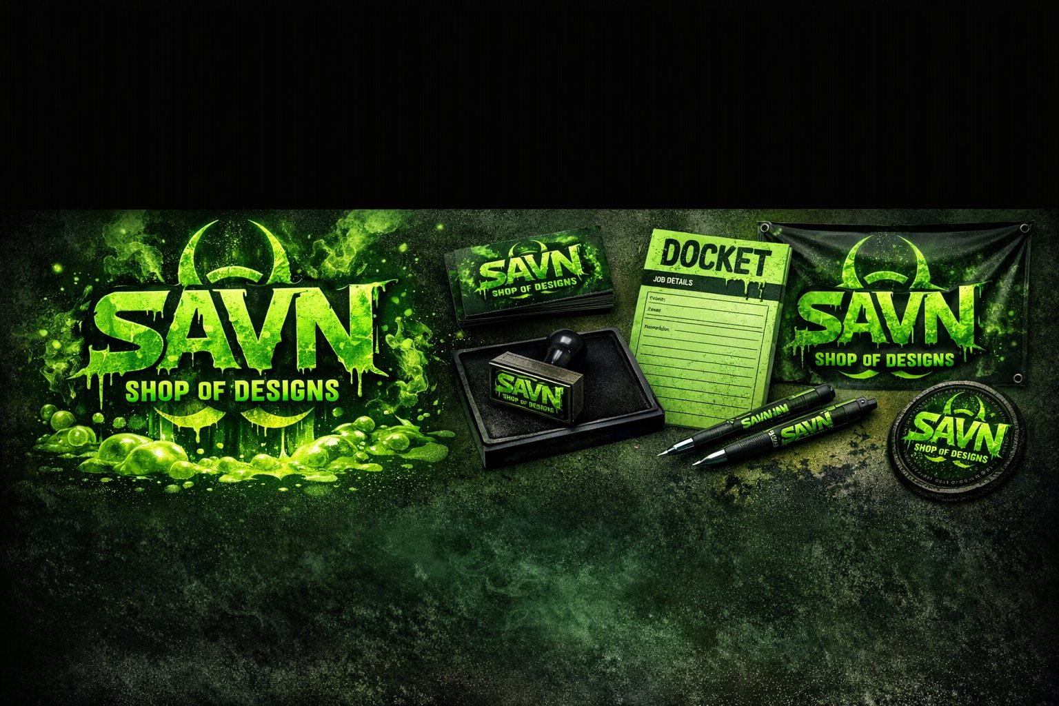 SAVN Branding branded print and stationery items